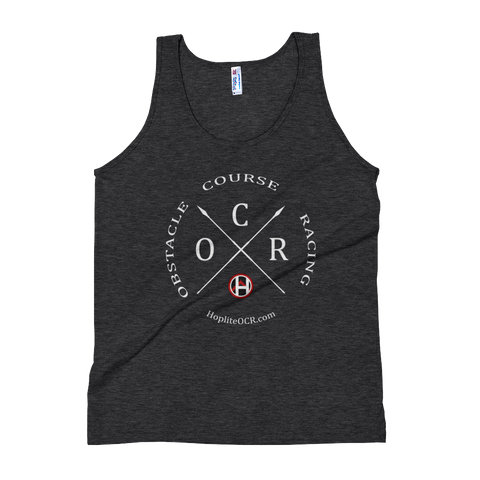 Obstacle Course Racing Crossed Spears Unisex Tank Top -  - Hoplite-Outfitters - Training, Racing and Recovery Gear