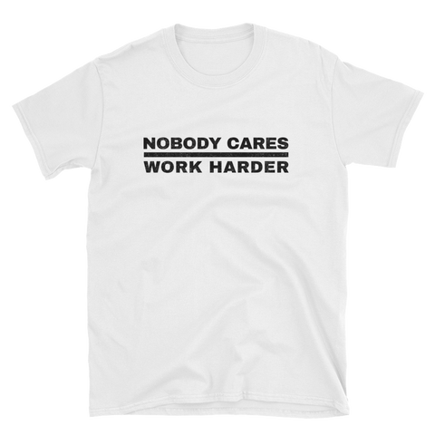 Nobody Cares T-Shirt, Light -  - Hoplite-Outfitters - Training, Racing and Recovery Gear
