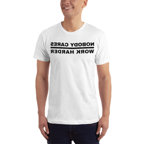 Nobody Cares Short-Sleeve T-Shirt, Bkwrds, Light